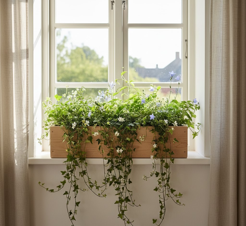 Planter i vindueskarm